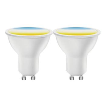  B.V. KÉSZLET 2x LED Dimmelhető izzó MESH Intelligens GU10/6,5W/230V 2700 kép