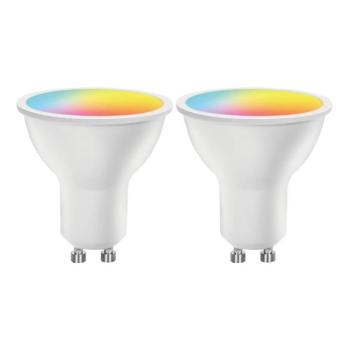  B.V. KÉSZLET 2x LED RGBW Dimmelhető izzó MESH Intelligens GU10/6,5W/230V 2700 kép