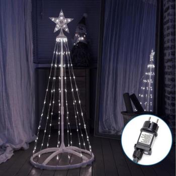  B.V.  kültéri LED karácsonyi dekoráció 3,6W, 120 cm, IP44, hideg fehér  kép