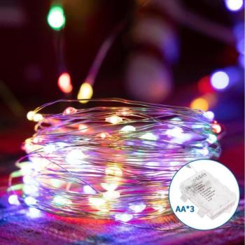  B.V.  kültéri LED karácsonyi fényfüzér 100 LED, 8 funkció, 10,3 m, IP44, szín  kép