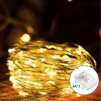  B.V.  kültéri LED karácsonyi fényfüzér 150 LED, 8 funkció, 15,3m, IP44, meleg  kép