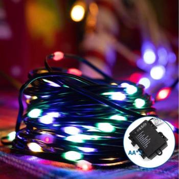  B.V.  kültéri LED karácsonyi fényfüzér 150 LED, 8 funkció, 15,3m, IP44  kép