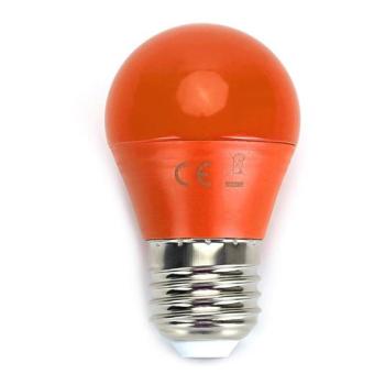  B.V. LED Izzó G45 E27/4W/230V narancssárga  kép