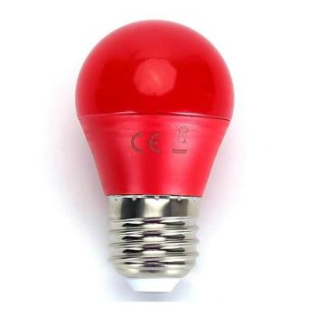  B.V. LED Izzó G45 E27/4W/230V piros  kép