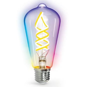  B.V. LED RGBW Izzó FILAMENT ST64 E27/4,9W/230V 2700 kép