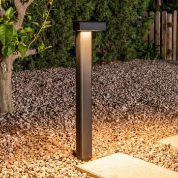 Balic LED alaplámpa, fekete, alumínium, magasság 58 cm kép