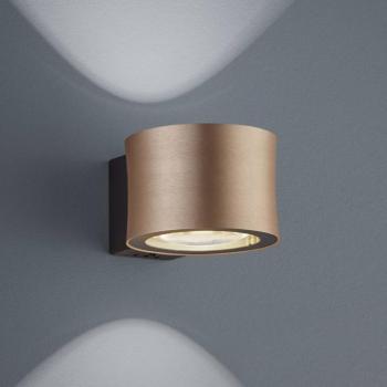 BANKAMP Impulse LED fali lámpa rozéarany kép