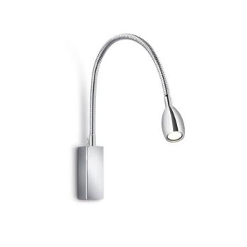Banu LED fali lámpa kapcsolóval, króm, 30 cm kép