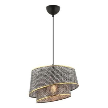  BARETTE függőlámpa kábellel 1xE27/60W/230V szürke/arany  kép