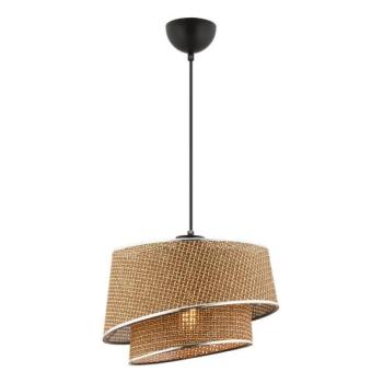  BARETTE kábeles csillár 1xE27/60W/230V barna/fényes króm  kép