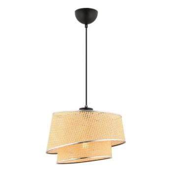  BARETTE kábeles függőlámpa 1xE27/60W/230V bézs/fényes króm  kép