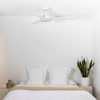 Barth LED mennyezeti ventilátor világítással, fehér kép