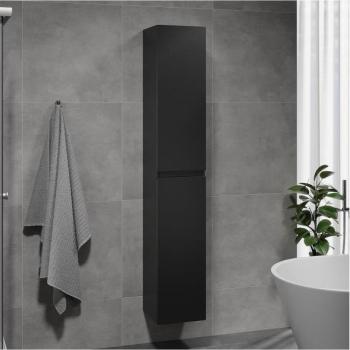 BATH DELUXE Fürdőszobai szekrény OLIVER 186 cm matt fekete  kép