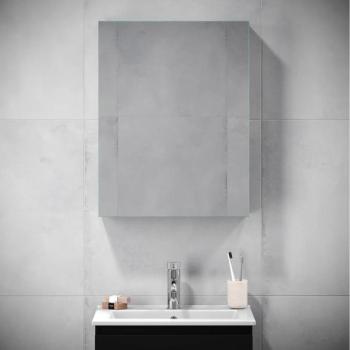 BATH DELUXE Tükrös fürdőszobai szekrény HENRY 65x50 cm fekete  kép