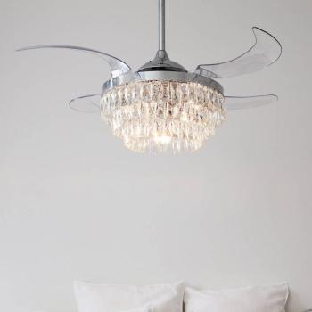 Beacon mennyezeti ventilátor világítással Fanaway Veil krómozott csendes kép