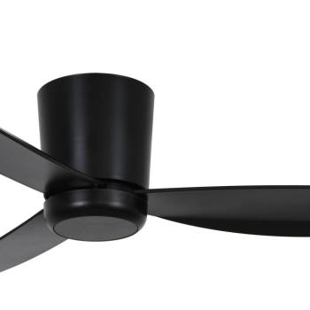 Beacon mennyezeti ventilátor világítással, fekete, 137 cm, csendes kép