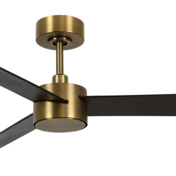 Beacon ventilátor világítással Climate IV sárgaréz/dió csendes kép