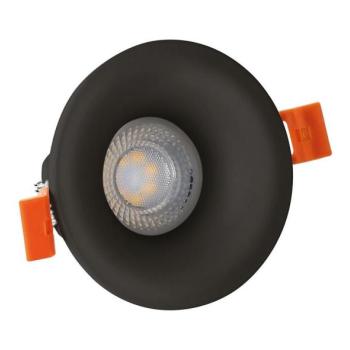  Beépíthető lámpa FIALE 1xGU10/35W/230V kerek fekete  kép
