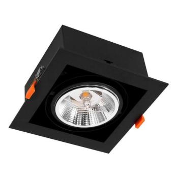  Beépíthető lámpa PLAZA AR111 1xGU10/12W/230V fekete  kép
