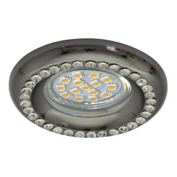  Beépíthető lámpa SOC 1xGU10/50W/230V fekete  kép