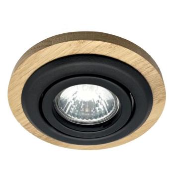  Beépíthető lámpa TOBBY 1xG9/20W/230V átm. 11,5 cm tölgy/fekete  kép