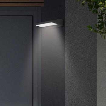 Bergen LED kültéri fali lámpa fekete 4000K kép
