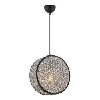  BIG DRUM kábeles függőlámpa 1xE27/60W/230V szürke/fekete  kép