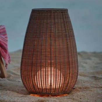 Bover Amphora 01 terasz világítás, rattan barna kép