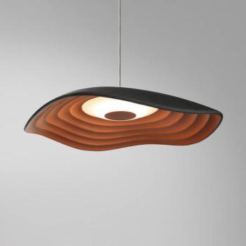 Bover LED függesztett lámpa Valentina S24 fekete/réz színű kép