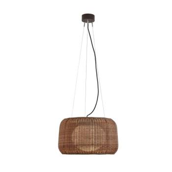 Bover LED kültéri függesztett lámpa Fora S, grafitbarna/barnaØ 50 cm kép