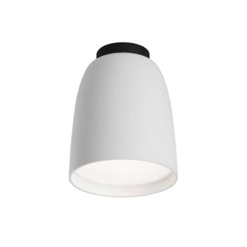 Bover LED kültéri mennyezeti lámpa Nut, fehér, alumínium/acél, Ø 10 cm kép