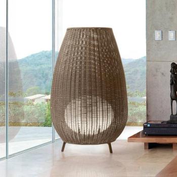 Bover LED teraszvilágítás Amphora, 123 cm grafit barna/barna kép