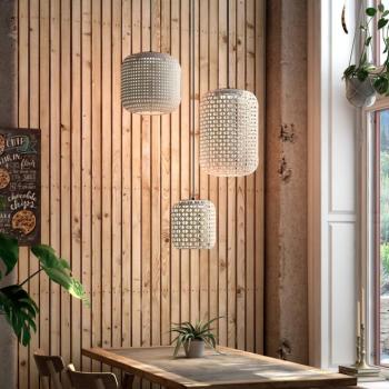 Bover Nans S/3L LED lógó világítás, 3 izzós, bézs kép