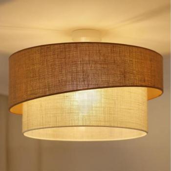 Brilagi Brilagi SHINE lógó mennyezeti lámpa 1xE27/15W/230V, 50 cm, bézs/krém  kép