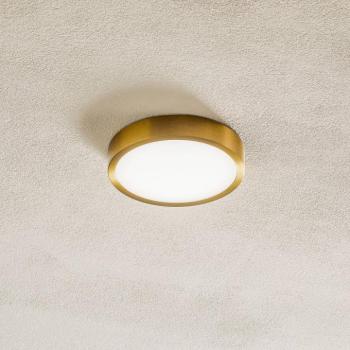 Bully LED mennyezeti lámpa patinás megjelenéssel, Ø 14 cm kép