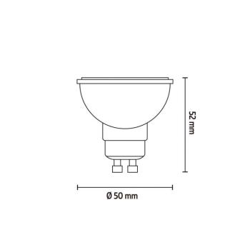 Calex Smart LED reflektor GU10 4,9W CCT RGB kép
