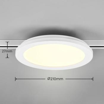 Camillus LED sínlámpa DUOline-hoz, fehér, Ø 26 cm kép