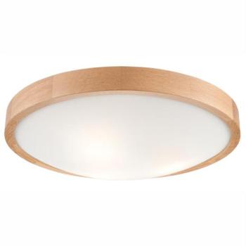  Ceiling Light OAK SLIM 3×E27/60W/230V Oak ø 47 cm  kép