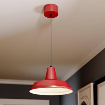 CLASS lógó világítás, piros/fehér, Ø 36 cm, fém kép