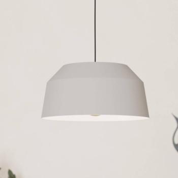 Contrisa függőlámpa szürke színben, egylámpás, Ø 38 cm kép