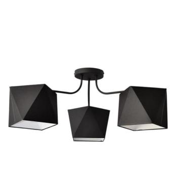  csillár ADAMANT 3xE27/15W/230V fekete  kép