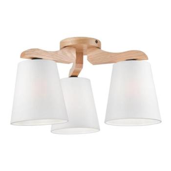 Csillár ANDREA 3xE27/60W/230V tölgy/fehér  kép