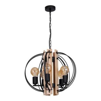  Csillár DALVIN 5xE27/60W/230V fekete  kép