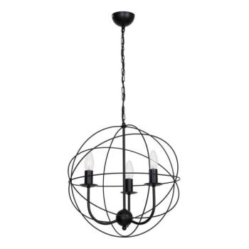  Csillár GLOBE 3 3xE14/60W fekete  kép