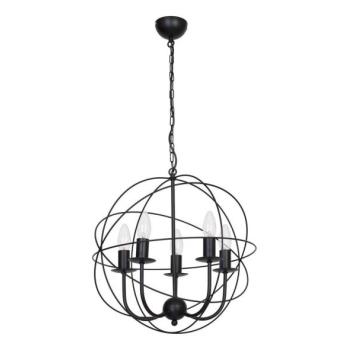  Csillár GLOBE 5 5xE14/60W fekete  kép