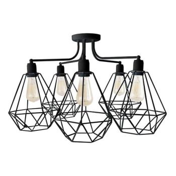  Csillár KARO 5xE27/15W/230V fekete  kép