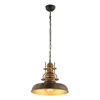  Csillár láncon 1xE27/40W/230V bronz  kép