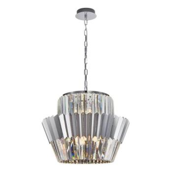  Csillár láncon DONNA 12xE14/40W/230V átm. 55 cm matt króm  kép