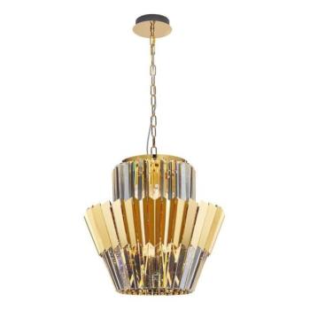  Csillár láncon DONNA 9xE14/40W/230V átm. 45 cm arany  kép