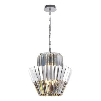  Csillár láncon DONNA 9xE14/40W/230V átm. 45 cm matt króm  kép